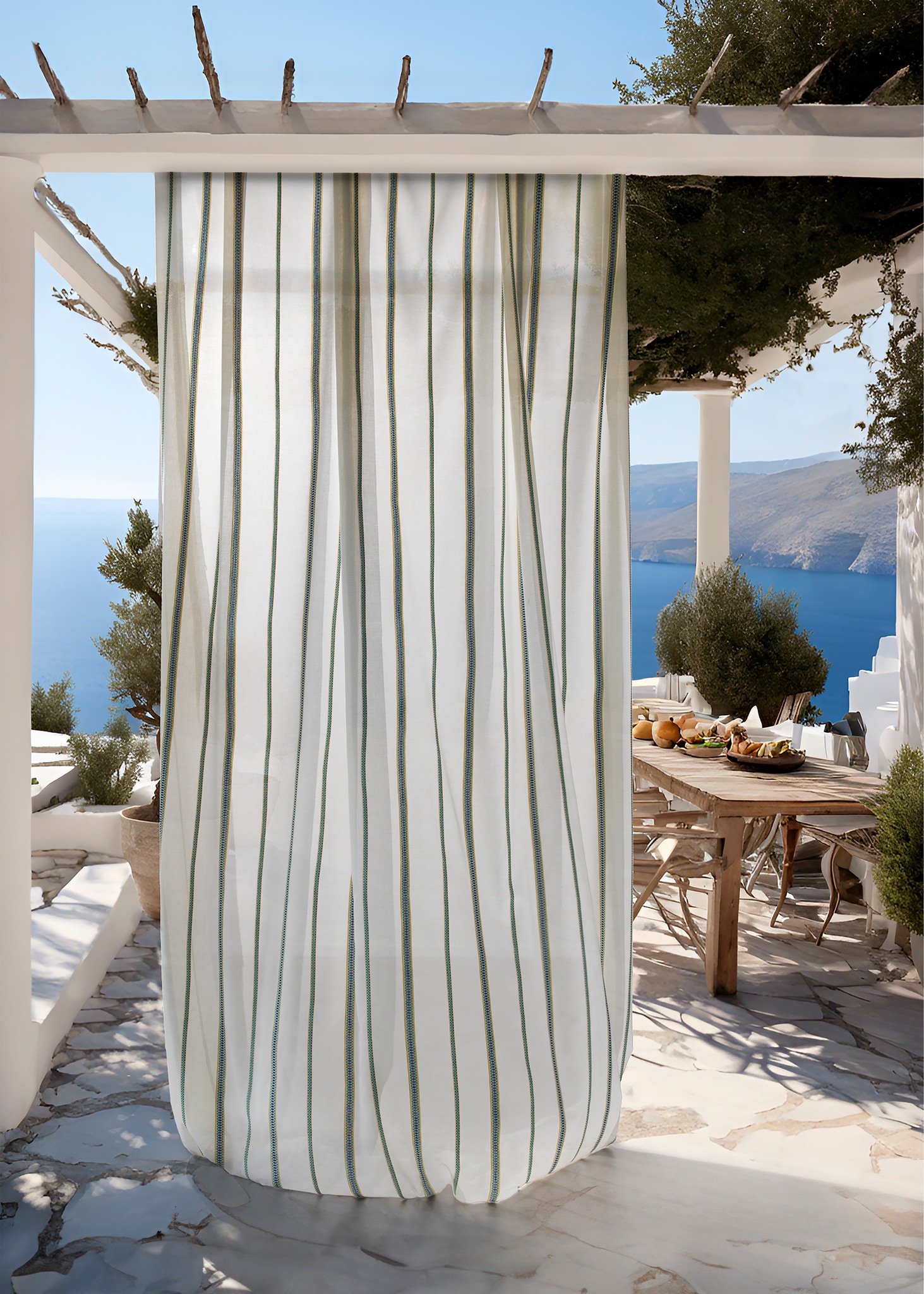 Casal fabric Scopello Outdoor sheer by Luciano Marcato